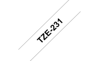 TZe-Schriftbandkassetten TZe-231,schwarz auf weiß Bild1
