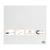 Glas-Whiteboard, magnetisch, 450 x 450 mm, Einzelhandelsverpackung, weiß