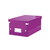 Archivbox Click & Store WOW DVD, Graukarton, violett