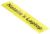 Endlos-Etikettenkassette Icon, permanent klebend, Plastik, 12mmx10m, gelb