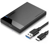 Ugreen 60735 tárolóegység burkolat HDD/SSD ház Fekete 2.5/3.5"
