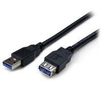 StarTech.com 2m USB 3.0 A auf A Verlängerungskabel - Stecker/ Buchse - Schwarz
