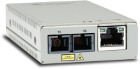 Allied Telesis AT-MMC200/SC-60 convertidor de medio 100 Mbit/s 1310 nm Multimodo Plata
