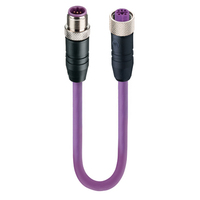 Belden 11019 Sensor-/Aktuatorkabel 5 m M12 Violett