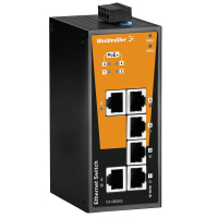 Weidmüller 1241380000 switch di rete Non gestito Fast Ethernet (10/100) Supporto Power over Ethernet (PoE) Nero, Arancione
