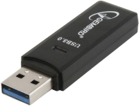 Gembird UHB-CR3-01 Kartenleser USB Schwarz