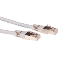 ACT Grijze 5 meter LSZH SFTP CAT6 patchkabel met RJ45 connectoren