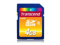 Transcend TS4GSDHC10 flashgeheugen 4 GB SDHC NAND Klasse 10
