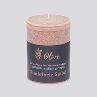 Schulthess Kerzenhandwerk Sandelholz Salbei aus Olivenwachs