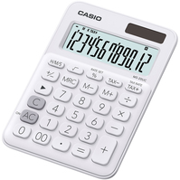 Casio MS-20UC-WE számológép Asztali Alap számológép Fehér
