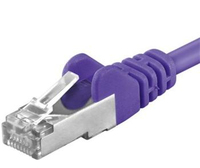 PremiumCord SP6ASFTP010V netwerkkabel Violet 1 m Cat6a S/FTP (S-STP)