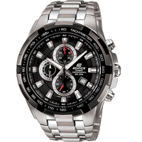 Casio EF-539D-1AVEF horloge Man Zwart, Roestvrijstaal