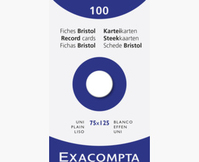 Exacompta 13301E indexkaart Wit