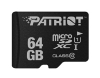 Patriot Memory PSF64GMDC10 flashgeheugen 64 GB MicroSDXC UHS-I Klasse 10
