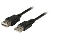 EFB Elektronik K5248.1V2 USB-kabel 1 m USB 2.0 USB A Zwart