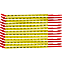 Brady SCNGC-10-A-M cable marker Black, Yellow Nylon 390 pc(s)