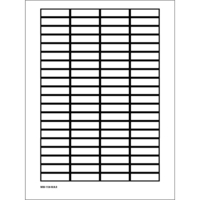 Brady 101812 selbstklebendes Etikett Rechteck Schwarz, Weiß 2000 Stück(e)