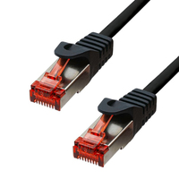 ProXtend 6FUTP-03B câble de réseau Noir 3 m Cat6 F/UTP (FTP)