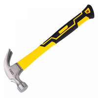 Deli Tools EDL5002 marteau Marteau arrache-clous Noir, Argent, Jaune