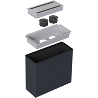 Kondator 935-K210 outlet box Black, Silver