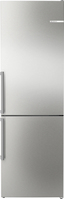 Bosch Serie 4 KGN36VICT kombinált hűtőszekrény Szabadonálló 321 L C Rozsdamentes acél