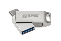 MyMedia MyDual USB 3.2 Gen 1 USB flash meghajtó 32 GB USB Type-A / USB Type-C 3.2 Gen 1 (3.1 Gen 1) Ezüst