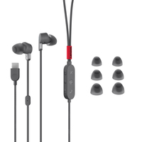 Lenovo GXD1C99237 słuchawki/zestaw słuchawkowy Przewodowa Douszny Połączenia/Muzyka/Sport/Codzienność USB Type-C Czarny
