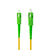 Nanocable Cable de Fibra Óptica SC/APC a SC/APC Monomodo Simplex LSZH, Amarillo, 3 m