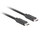 Lanberg CA-CMCM-32CU-0010-BK USB-kabel 1 m USB 3.2 Gen 2 (3.1 Gen 2) USB C Zwart