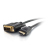 C2G 42517 adapter kablowy 3 m HDMI DVI-D Czarny