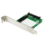 StarTech.com SATA to mSATA SSD Adapter w/ Full and Low Profile Brackets – SATA to Mini SATA Converter Card