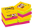 3M 62212SR note paper Square Green, Pink, Yellow 90 sheets Self-adhesive