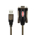 UNITEK Y-105 kabel równoległy Czarny 1,5 m USB Typu-A DB-9