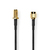 Nedis CSGB02010BK10 cable coaxial 1 m SMA Negro