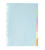 Exacompta 1606E divisore Cartoncino, Carta Multicolore 6 pz