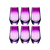 LEONARDO 028727 Wasserglas Violett, Violett 365 ml