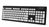 Esperanza EK130K klawiatura USB QWERTY British English Czarny, Srebrny