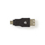Nedis CCBW60901AT tussenstuk voor kabels Micro B Male USB A Female Antraciet