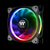Thermaltake Riing Plus 12 RGB Radiator Fan TT Premium Edition Univerzális Ventilátor 12 cm Fekete 1 dB