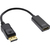 InLine DisplayPort to HDMI Adaptor with Audio, DisplayPort male / HDMI female
