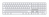 Apple Magic keyboard Universal USB + Bluetooth Norwegian Aluminium, White