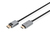 Digitus DB-340202-018-S video átalakító kábel 1,8 M DisplayPort Fekete