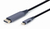 Gembird CC-USB3C-DPF-01-6 cavo e adattatore video 1,8 m USB tipo-C DisplayPort Nero, Grigio