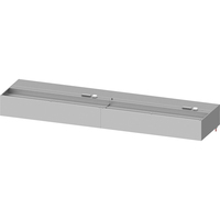 Wandhaube "Basic Line", Kastenform 4700 mm x 1300 mm mit Flammschutzfilter Typ