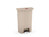 Abfalleimer Slim Jim® Step-On-Tretabfallbehälter, 49 l, Kunststoff, Pedal vorne, beige