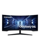 B-Ware Samsung Odyssey G5 C34G55TWWP G55T Series LED-Monitor Gaming Curved 86 cm 34" 3440 x 1440 UWQHD @ 165 Hz VA 250 cd/m² 2500:1 HDR10 1 ms HDMI DisplayPort Schwarz