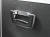 Leitz Afsluitbare Opbergkoffer voor hangmappen, A4 chroom/zwart