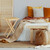 Relaxdays Beistelltisch klappbar, Bambus Holz, Klapptisch klein, rechteckig, HBT: ca. 52 x 40 x 31 cm, natur