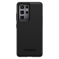 OtterBox Symmetry antimicrobieel Samsung Galaxy S21 Ultra 5G - Zwart - ProPack - beschermhoesje