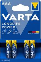 Varta Longlife Power Micro AAA Alkaline Batterie 4903 LR03 (4er Blister)